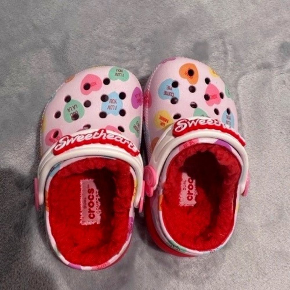 Toddler Classic Lined Sweet-hearts Clog